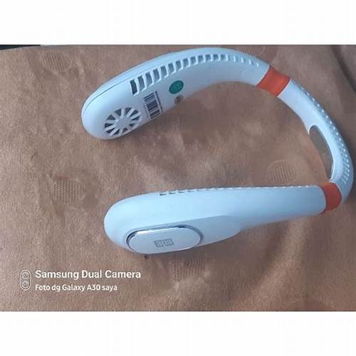 AZKO APA Kipas Angin Leher Rechargeable Neck Fan Kipas Leher Bladeless Fan Pendingin Portable