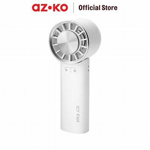 AZKO APA Kipas Angin Portabel 2 Inch - Putih Portable Fan Cooling Desk Travel Rechargeable Airflow