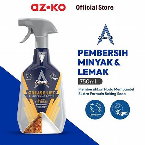 AZKO Astonish Zesty Citrus Spray Pembersih Noda Minyak & Lemak Cuka Putih 750 ml Noda Cleaner Noda Stain Remover