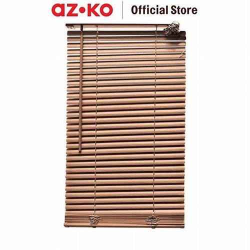 AZKO Forhom Venetian Blind 60x180 cm Horizontal Blind Window Slats Kerai Jendela Slatted Shade Tirai Bilah