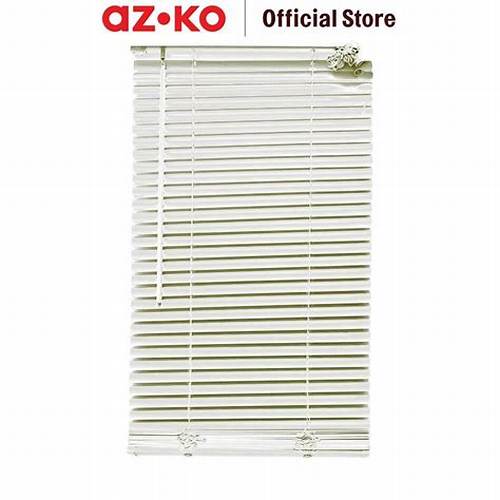 AZKO Forhom Venetian Blind 90x180 cm Horizontal Blind Window Slats Kerai Jendela Slatted Shade Tirai Bilah