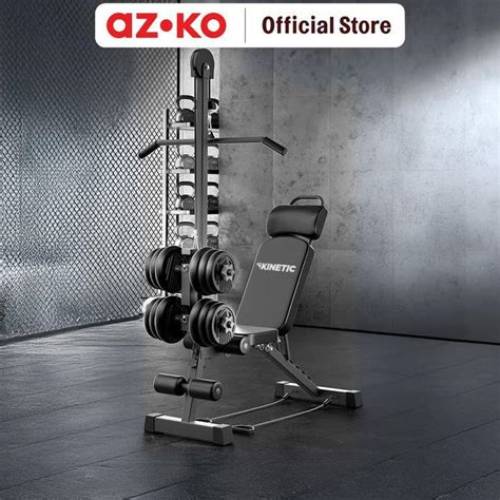 AZKO Kinetic Adjustable Benchhrsb91 Bangku Fitness Latihan Beban Rumah