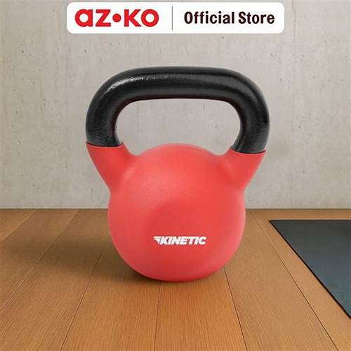 AZKO Kinetic Neoprene Kettlebell Fitness Weighted Bell Gym Weight Training Weight Beban Gym Alat Fitness