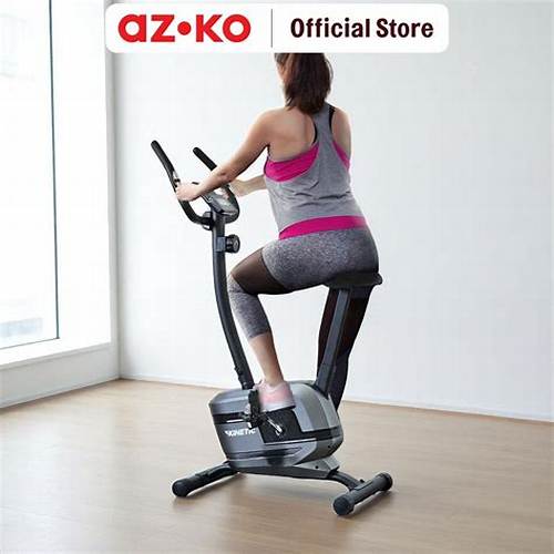 AZKO Kinetic Sepeda Statis Magnetic 430B - Hitam Exercise Bike Kardio Fitness Rumah