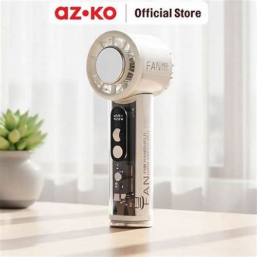 AZKO Kipas Angin Portabel Rechargeable 3000 mAh - Mix Portable Fan Mini Fan Usb Cooling Travel Angin