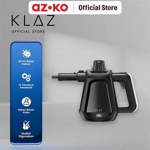 AZKO Klaz Pembersih Uap 450 ml - Hitam Panas Cleaning Tool Sanitasi Rumah Dapur