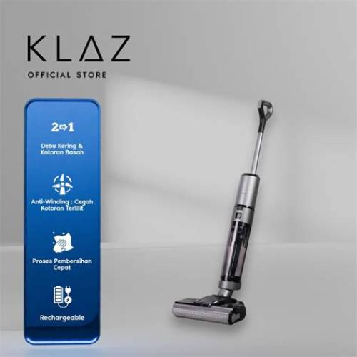 AZKO Klaz Vacuum Cleaner & Pembasmi Tungau Uv Cordless - Abu-Abu Penyedot Debu Vakum Alat Sedot Debu Alat Pembersih Ruangan Penghisap Debu