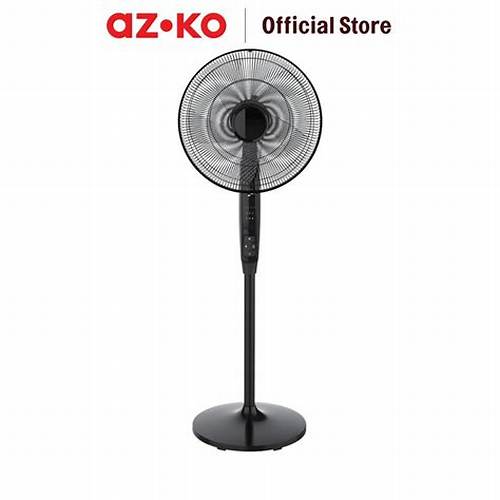 AZKO Kris Kipas Angin Berdiri 16 Inch - Hitam Standing Fan Kipas Lantai Floor Fan
