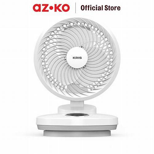 AZKO Kris Kipas Angin Meja Circulation 6 Inch - Putih Kipas Meja Kipas Mini Table Fan Desk Fan
