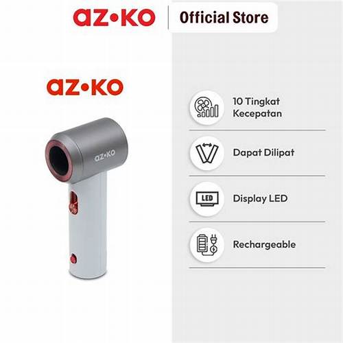 AZKO Kris Kipas Angin Portable Rechargeable Misty 3000 - Ivory Portable Fan Mini Fan Kipas USB Pendingin Genggam