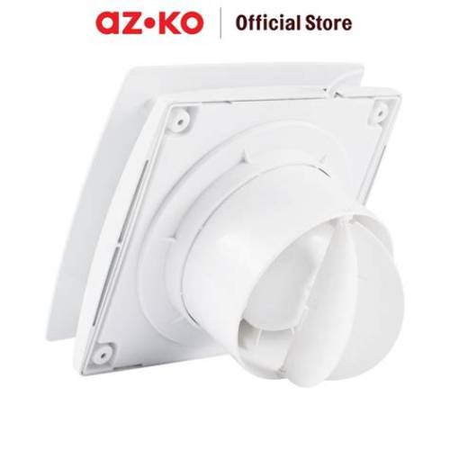 AZKO Krisbow Exhaust Fan Dengan Humidity Sensor 4 Inch - Putih Ventilasi Udara Sirkulasi Ruangan Dapur Kamar Mandi