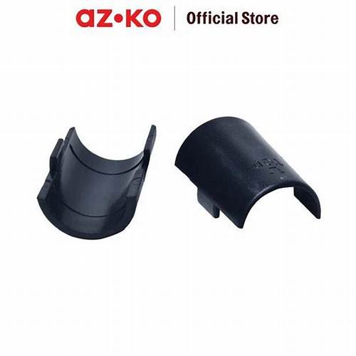AZKO Krisbow Klip Pengunci Rak Kawat Set 8 pcs - Hitam Wire Shelving Clips Klip Rak Kawat Pengunci Rak Shelf Lock Clips