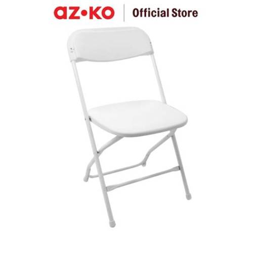 AZKO Krisbow Olympic Kursi Lipat - Putih Folding Chair Kursi Portable Chair Lipat Seat Lipat