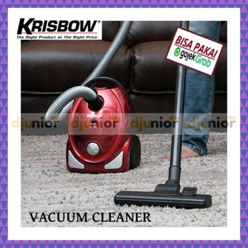 AZKO Krisbow Vacuum Cleaner Dry 18 kPa 400-1000 Watt - Hitam Penyedot Debu Vakum Alat Sedot Debu Alat Pembersih Ruangan Penghisap Debu
