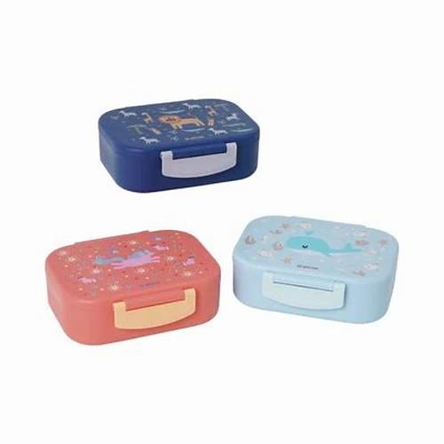 AZKO Picas Critter Tempat Makan Adjustable 3 Sekat 850 ml Bento Box Meal Container Tempat Bekal Lunch Box Kotak Bekal