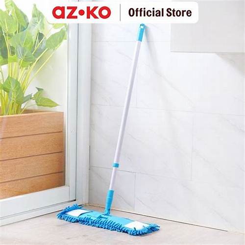 AZKO Proclean Chenille Alat Pel - Biru Floor Mop Alat Pel Refill Kain Pembersih Lantai Microfiber