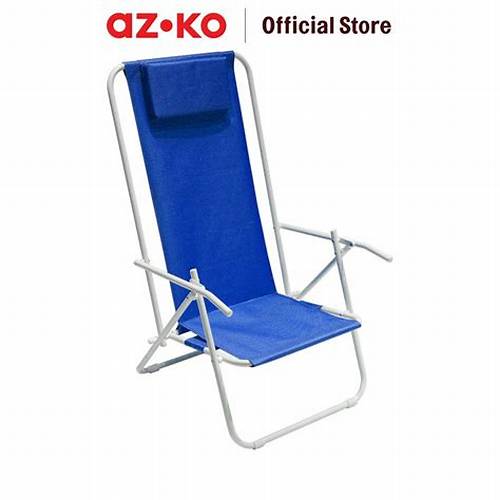 AZKO Soleil Brazilian Kursi Pantai Lipat Fabric Outdoor Chair Patio Garden Seat Kursi Teras Furniture Bangku Taman