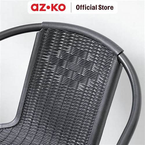 AZKO Soleil Kursi Teras Rotan Outdoor Chair Patio Garden Seat Kursi Teras Furniture Bangku Taman