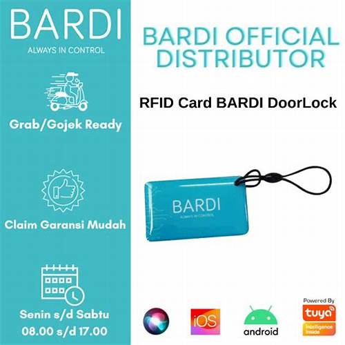 BARDI RFID Access Card for Smart Door Lock