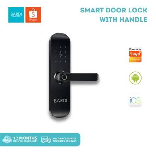 BARDI Smart Home Door Lock Handle RFID-Fingerprint Waterproof