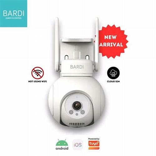 BARDI Smart IP Camera Outdoor PTZ with Cloud SIM CCTV Tanpa WiFi