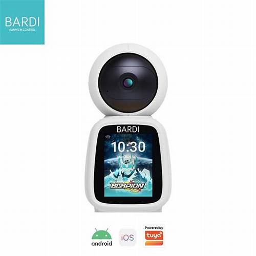 BARDI Smart IP Camera PTZ Indoor with Video Call Screen Baby Monitor 2MP Komunikasi 2 Arah WiFi IoT