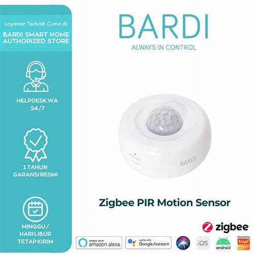 BARDI Smart PIR Motion Sensor Zigbee Pendeteksi Gerak Anti Maling