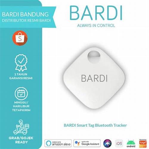 BARDI Smart Tag Bluetooth iOS Android Support | Smart Tracker | Pelacak GPS | Air Tag Apple Find My