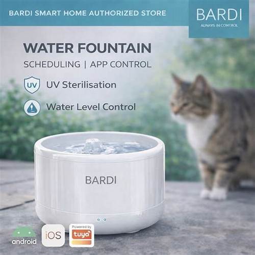 BARDI Water Fountain Smart Auto Dispenser Air Tempat Minum Hewan Otomatis Anjing dan Kucing