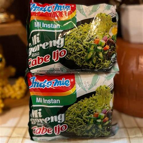 BELI 5 GRATIS 1 - Indomie Mi Goreng Rasa Cabe Ijo 85g - New Recipe