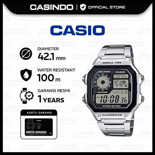 Casio Jam Tangan AE-1200WHD-1AVDF