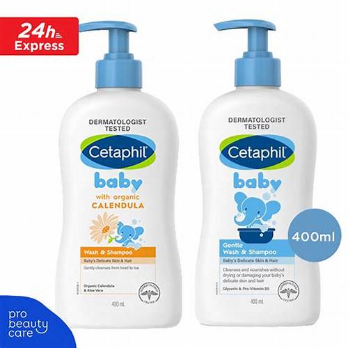 Cetaphil Baby Gentle Wash & Shampoo 400 Ml Dermatologist Tested