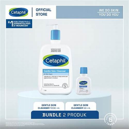 Cetaphil Gentle Skin Cleanser 1000ml + 59ml