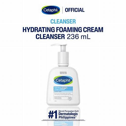 Cetaphil Hydrating Foaming Cream Cleanser 236ml + Moisturizing Lotion 236ml
