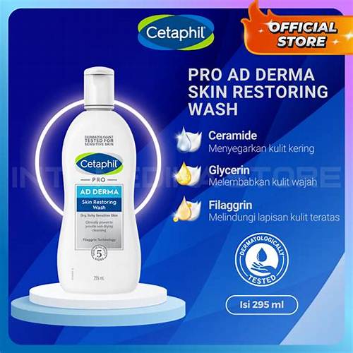 Cetaphil Pro Ad Derma Skin Restoring Wash 295 Ml Botol