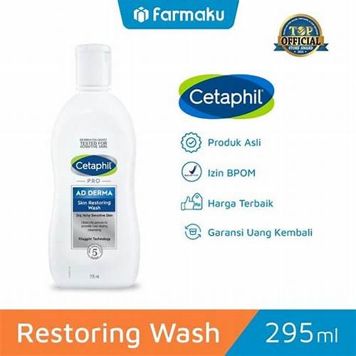 Cetaphil Pro Ad Derma Skin Restoring Wash Botol 295 ml