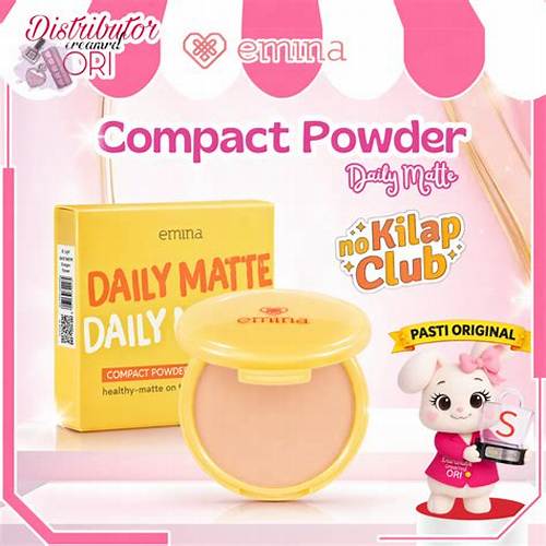 Emina Daily Matte Compact Powder 11gr | Bedak Padat