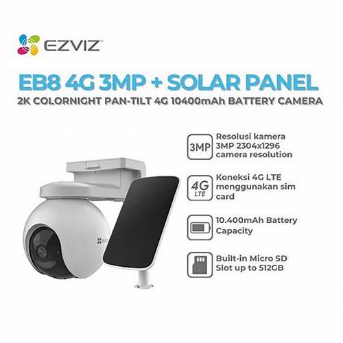 Ezviz EB8 3MP 2K Camera CCTV Battery