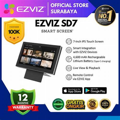 Ezviz SD7 Smart Screen Home Panel Display Security System