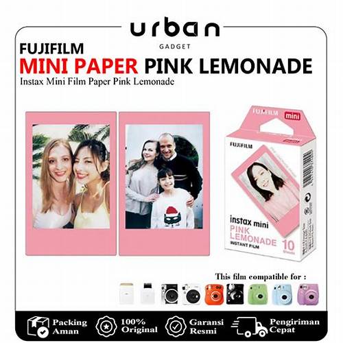 FUJIFILM Instax Mini Paper Pink Lemonade