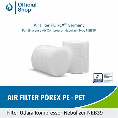 Filter Udara Kompresor Nebulizer Elvasense Type NEB39