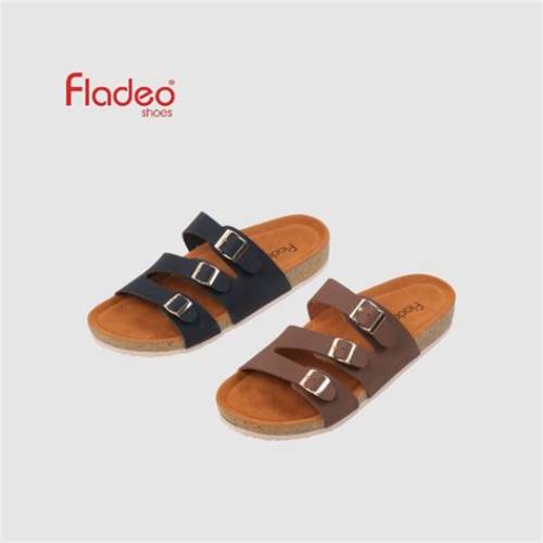 Fladeo A25/LDS658-2AH/Sandal Slide Wanita [ Slipper Sandals ]