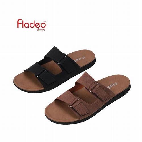 Fladeo B24/MDS565-1KK/Sandal Slide Pria [ Slipper Sandals ]