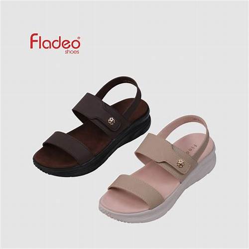 Fladeo K25/LDS747-1TP/Sandal Flat Wanita [ Slipper Sandals ]