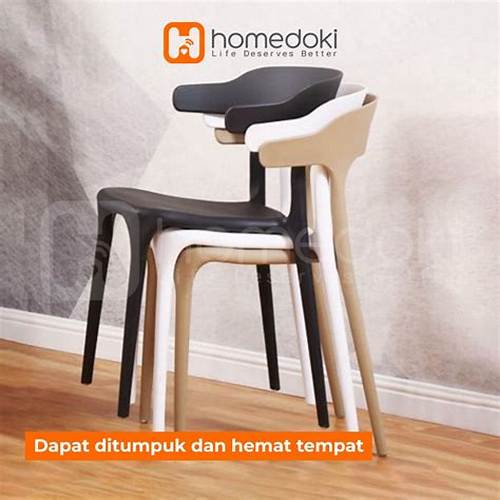 Foldify-Kursi Plastik / Kursi Makan / Kursi Cafe / Kursi Kantor
