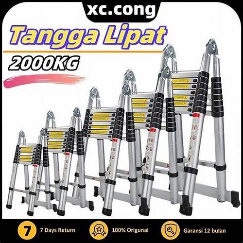 Foldify-Tangga Lipat Aluminium