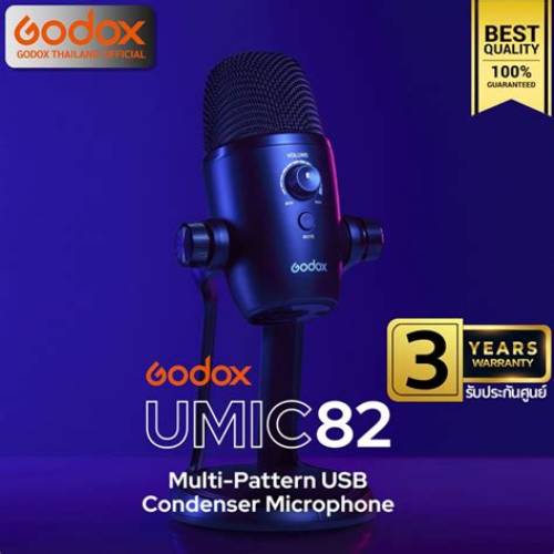 Godox UMIC82 Multi-Pattern USB Condenser Microphone