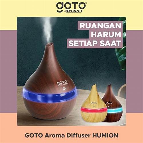 Goto Roco Humidifier Diffuser Aroma Terapi Essential oil Pelembab