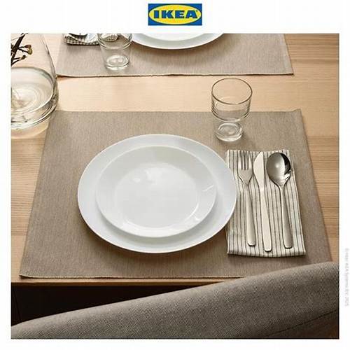 IKEA OFTAST Piring Makan Bahan Kaca Temper Putih 19cm