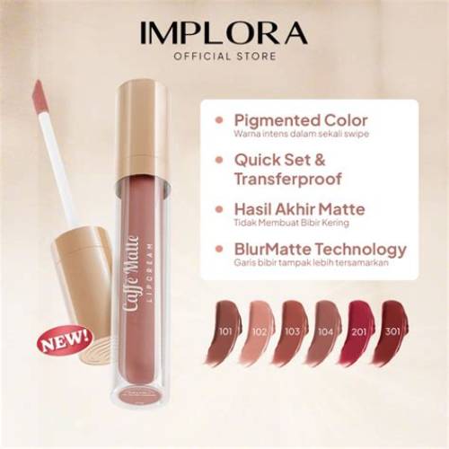 IMPLORA Caffe Matte Lip Cream All Varian